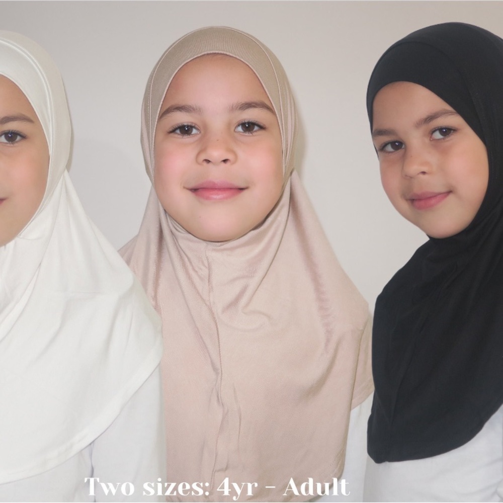 Girls Jersey Hijab - Two Piece